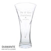 Personalised Mr & Mrs Large Hand Cut Diamante Heart Vase - Shop Personalised Gifts