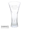 Personalised Silver Anniversary Large Hand Cut Diamante Heart Vase - Shop Personalised Gifts