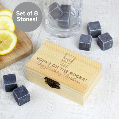 Personalised On The Rocks Cooling Stones - Shop Personalised Gifts