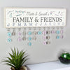 Personalised Classroom Office Birthday Planner Plaque with Customisable Discs - Shop Personalised Gifts