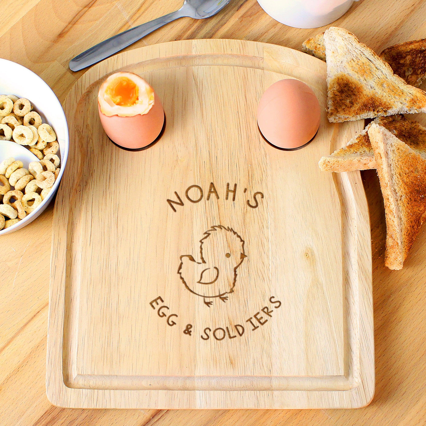 Personalised Chick Egg & Toast Board - Shop Personalised Gifts