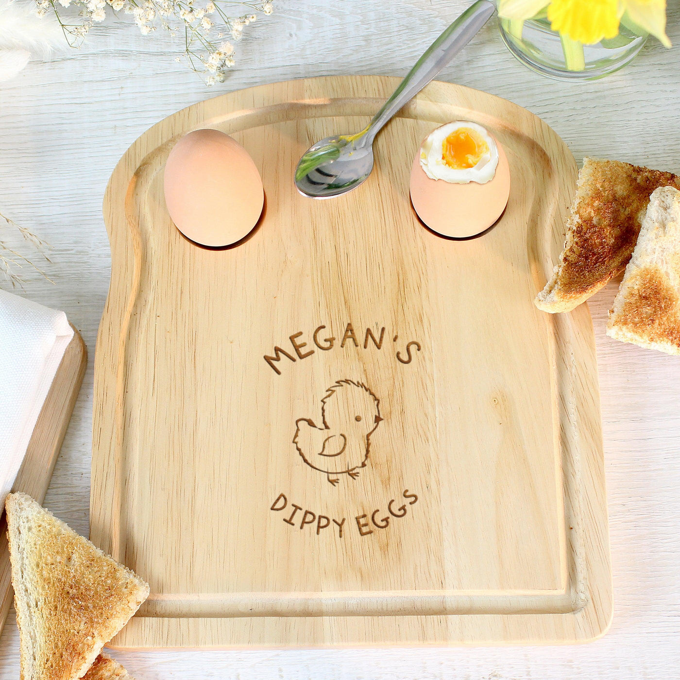 Personalised Chick Egg & Toast Board - Shop Personalised Gifts