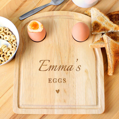 Personalised Heart Egg & Toast Board - Shop Personalised Gifts