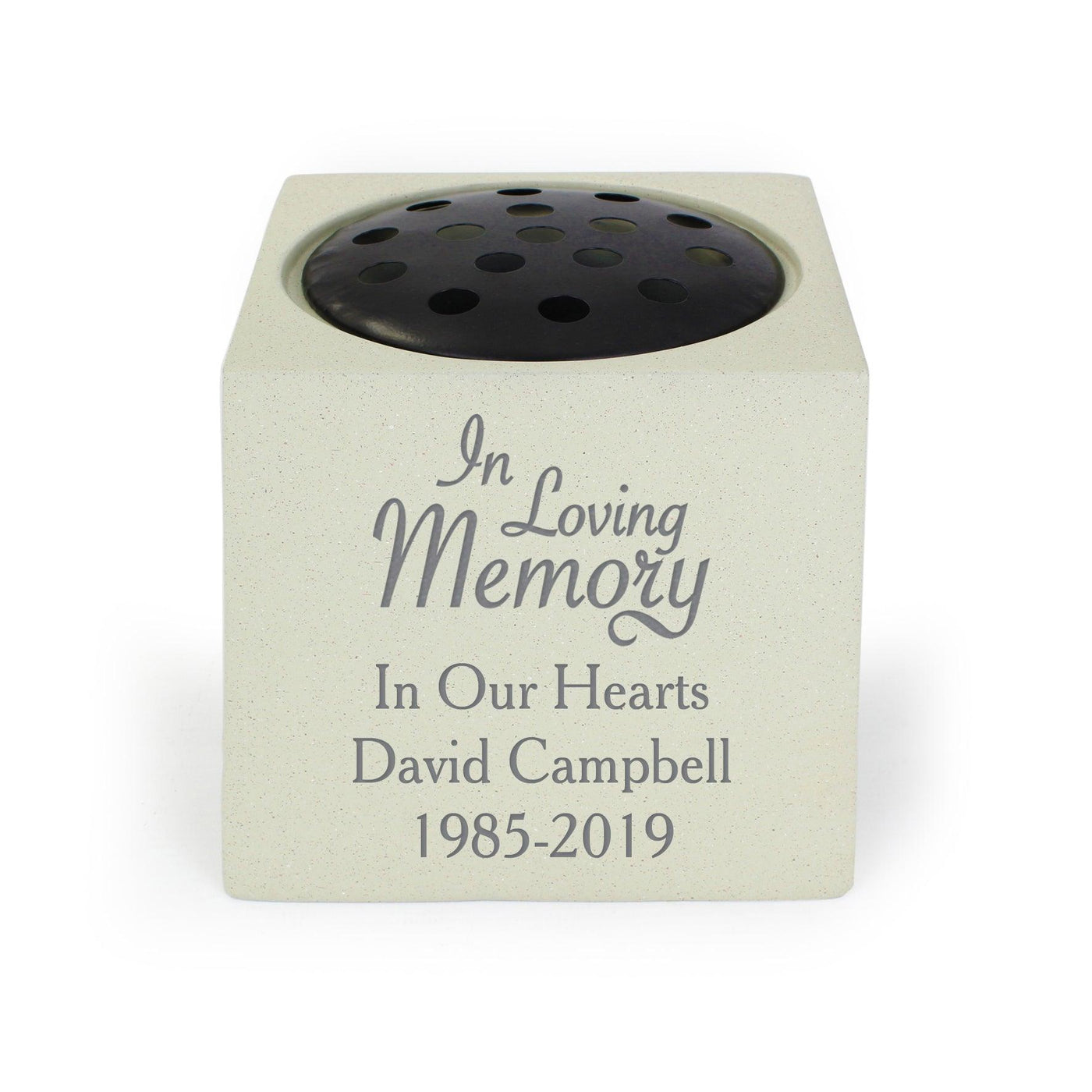 Personalised In Loving Memory Resin Memorial Vase Ornament - Shop Personalised Gifts