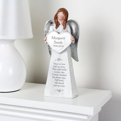 Personalised Memorial Angel Resin Ornament - Shop Personalised Gifts