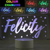 Personalised Polka-dot Name only LED Colour Changing Night Light - Shop Personalised Gifts