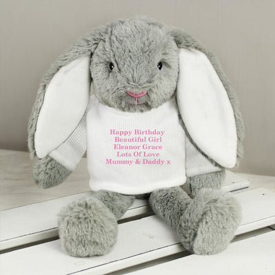 Personalised Message Easter Bunny Rabbit - Shop Personalised Gifts