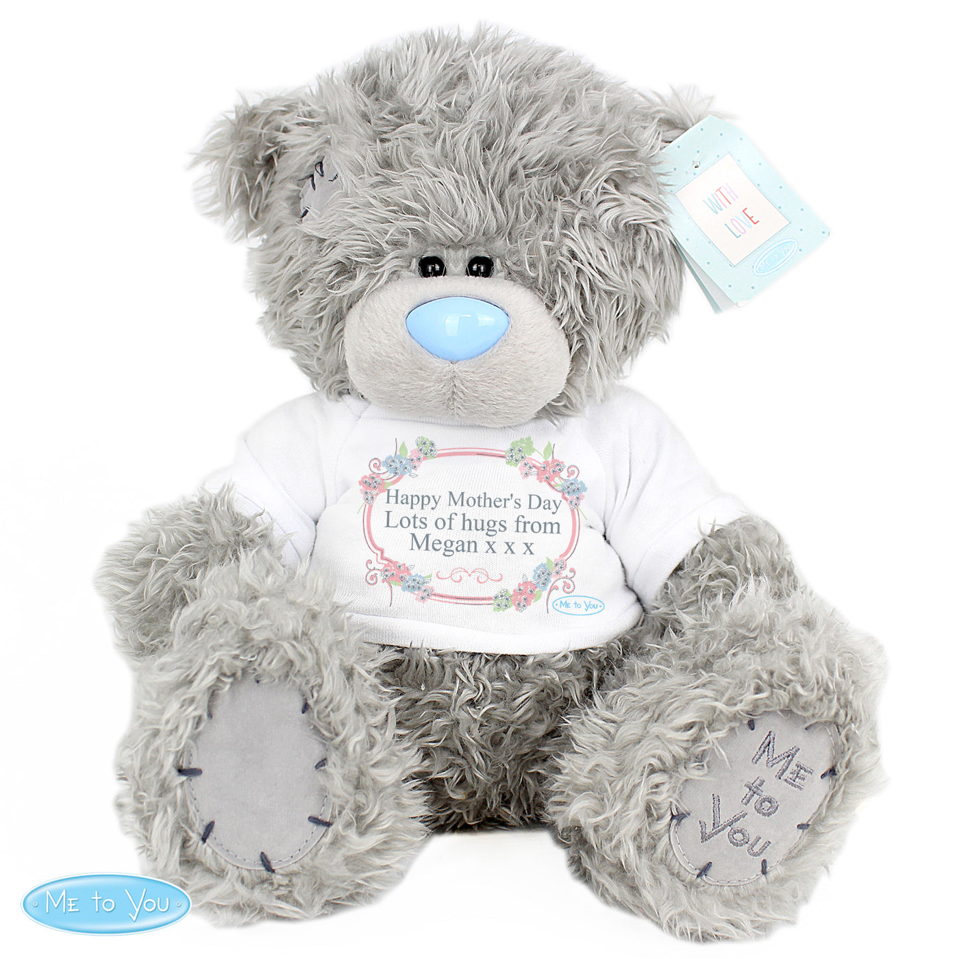 Personalised Me To You Teddy Bear with Floral T-Shirt - Shop Personalised Gifts