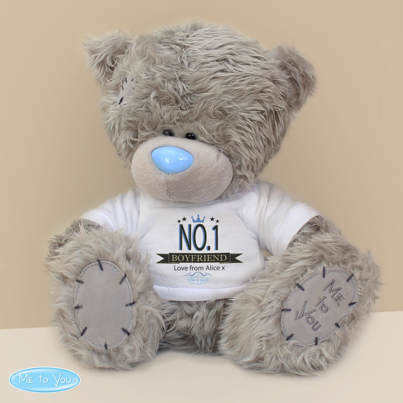 Personalised Me to You Teddy Bear with No.1 T Shirt Teddy Bear Gifts Shop Personalised Gifts