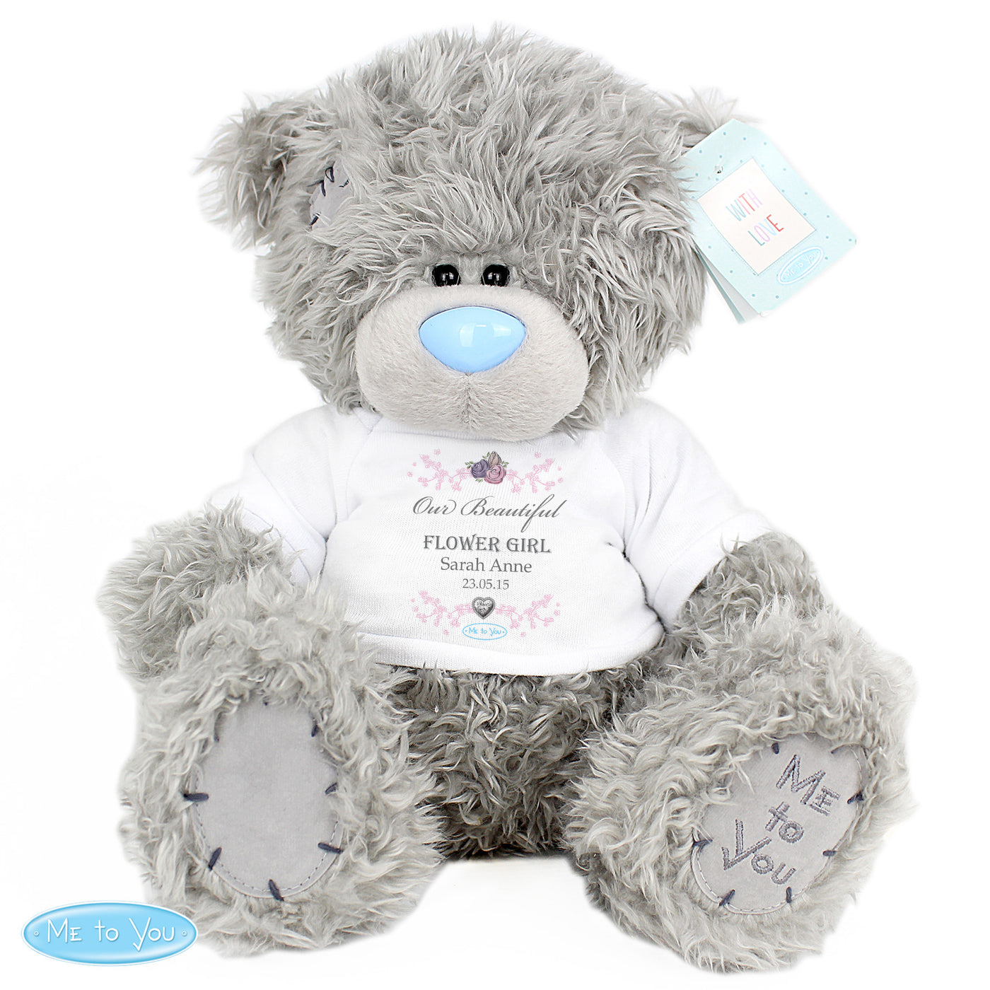 Personalised Me To You Girl's Teddy Bear with T-Shirt: for Bridesmaid and Flowergirl - Shop Personalised Gifts