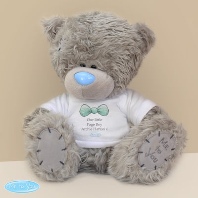 Personalised Me To You Boy's Teddy Bear with T-Shirt: for Pageboy and Usher - Shop Personalised Gifts