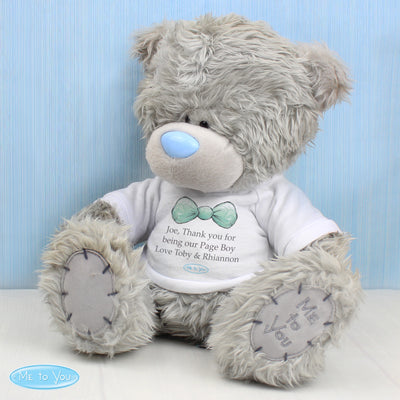 Personalised Me To You Boy's Teddy Bear with T-Shirt: for Pageboy and Usher - Shop Personalised Gifts