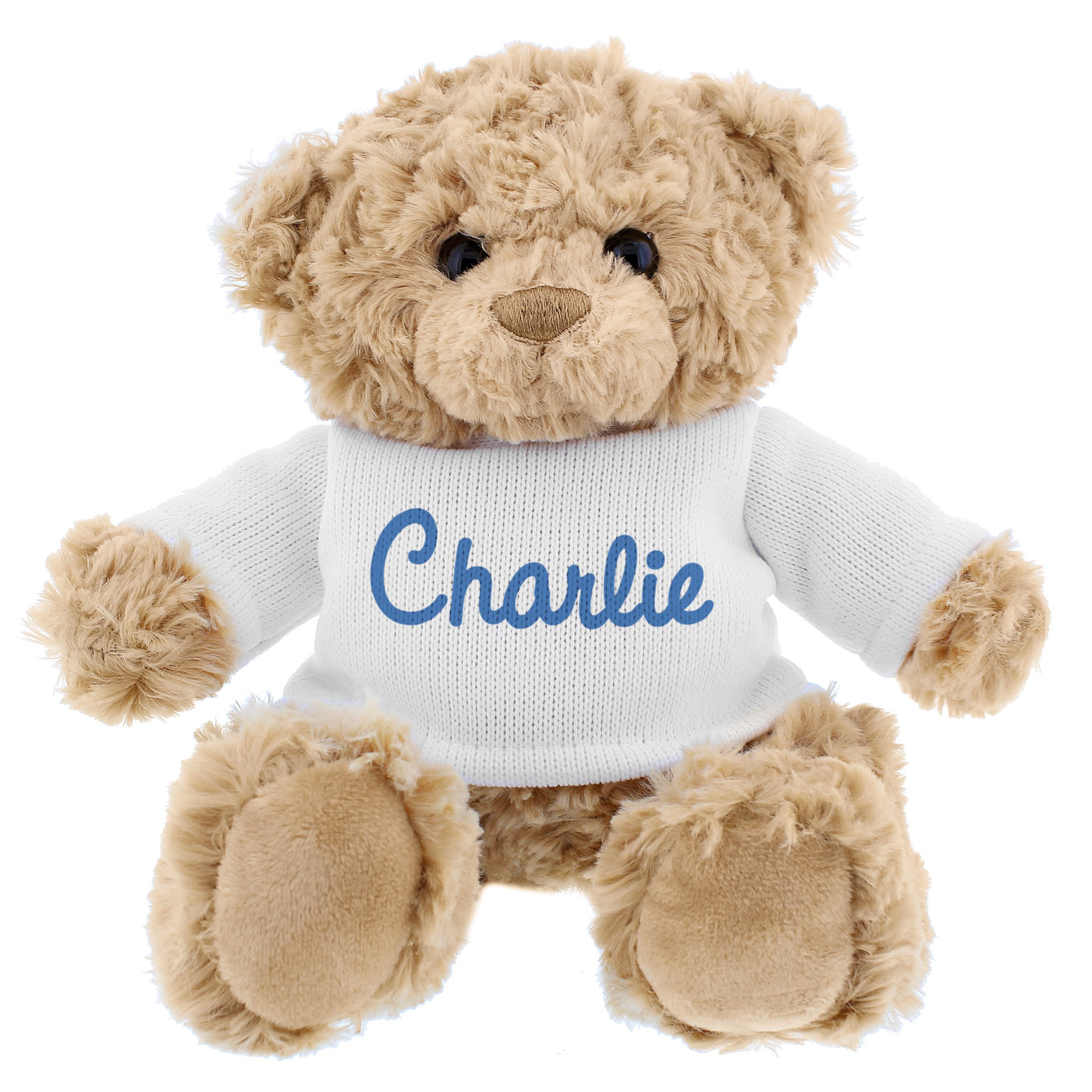 Personalised Blue Name Only Teddy Bear - Shop Personalised Gifts