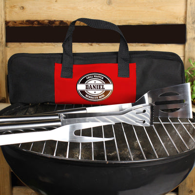 Personalised Stamp Stainless Steel BBQ Kit - Shop Personalised Gifts