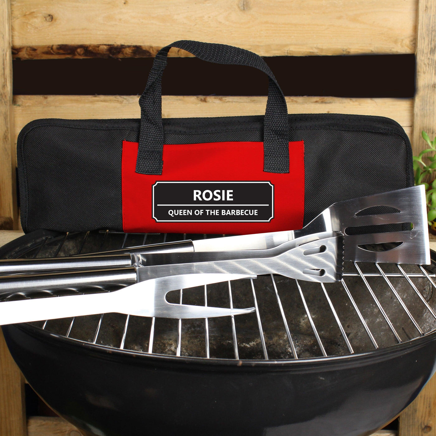 Personalised Classic Stainless Steel BBQ Kit - Shop Personalised Gifts