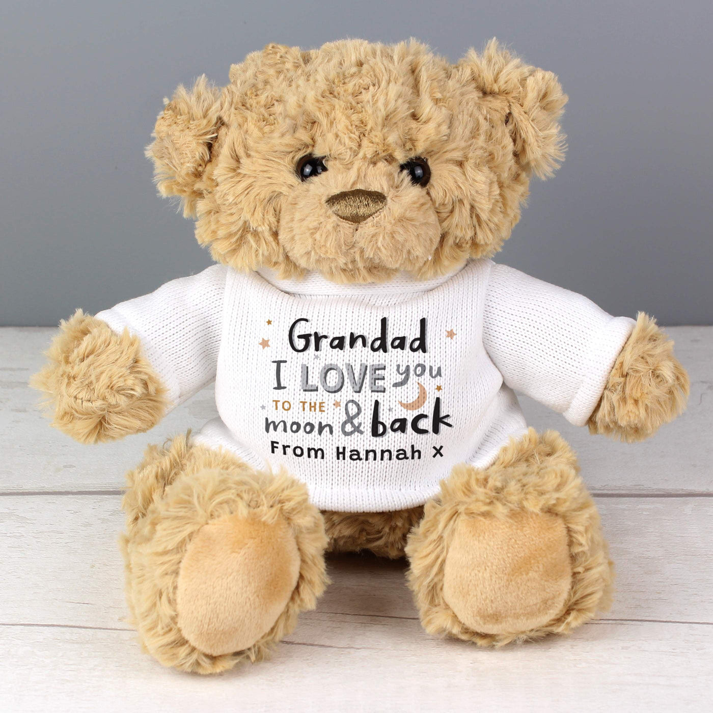 Personalised To the Moon and Back Teddy Bear - Shop Personalised Gifts