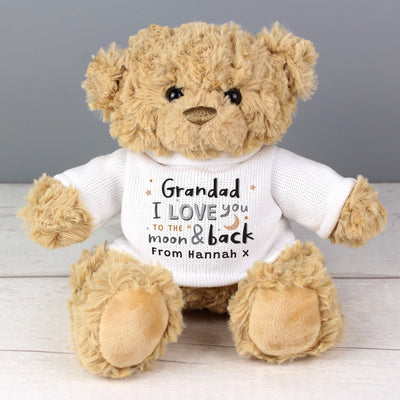 Personalised To the Moon and Back Teddy Bear - Shop Personalised Gifts