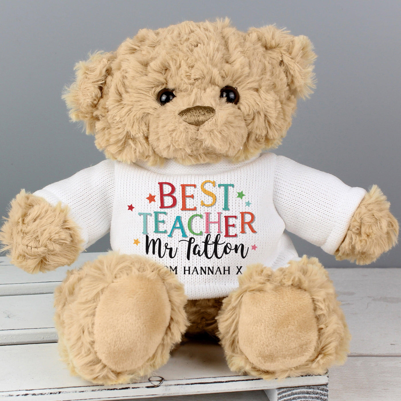 Personalised Best Teacher Teddy Bear - Shop Personalised Gifts