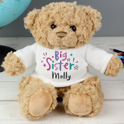 Personalised Big Sister Teddy Bear - Shop Personalised Gifts