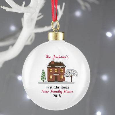 Personalised Cosy Christmas Bauble - Shop Personalised Gifts