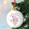 Personalised Tiny Tatty Teddy My 1st Christmas Sleigh Bauble - Shop Personalised Gifts
