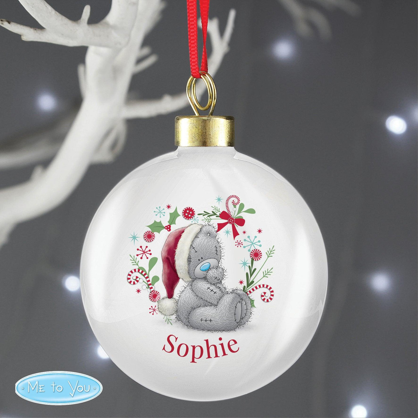 Personalised Me To You Christmas Bauble - Shop Personalised Gifts