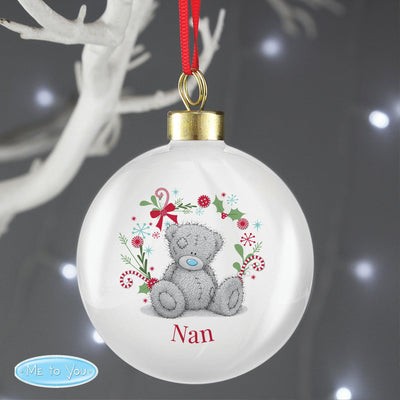 Personalised Me To You 'For Nan, Grandma, Mum' Christmas Bauble - Shop Personalised Gifts