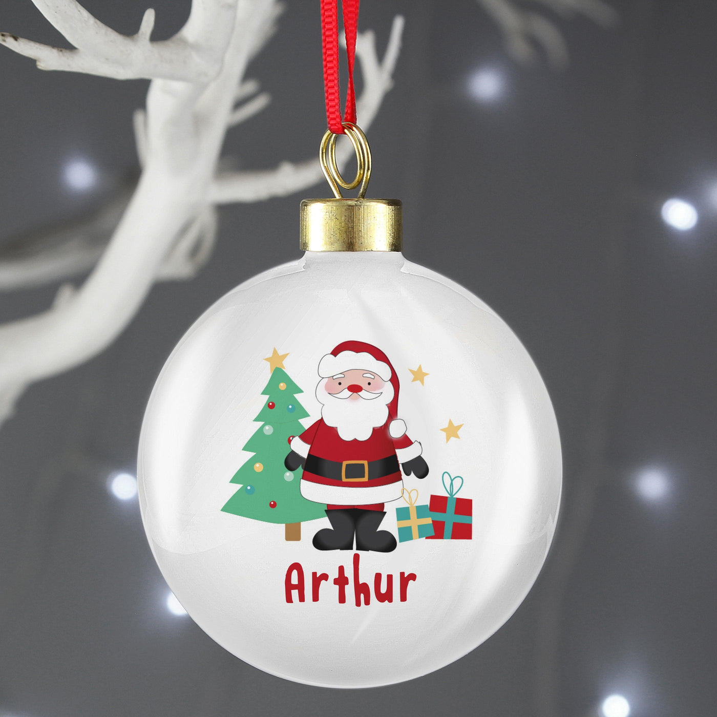 Personalised Santa Bauble - Shop Personalised Gifts