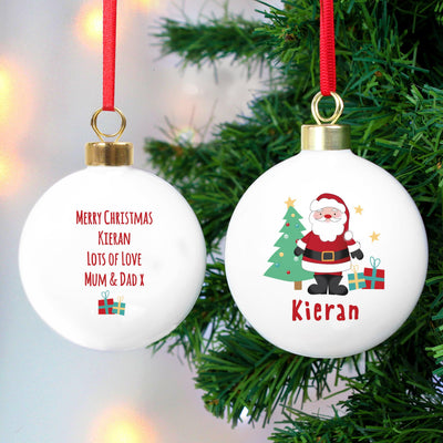 Personalised Santa Bauble - Shop Personalised Gifts