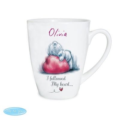 Personalised Me To You Heart Bone China Latte Mug - Shop Personalised Gifts