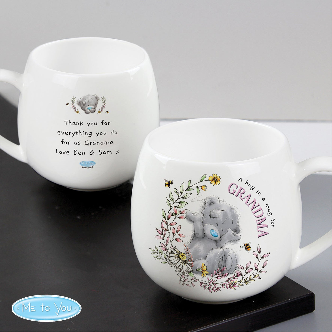 Personalised Me to You Bees Rounded Bone China Mug - Shop Personalised Gifts