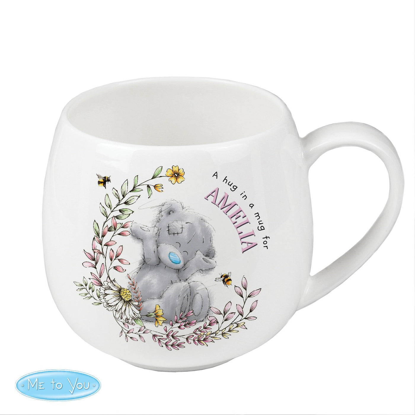 Personalised Me to You Bees Rounded Bone China Mug - Shop Personalised Gifts