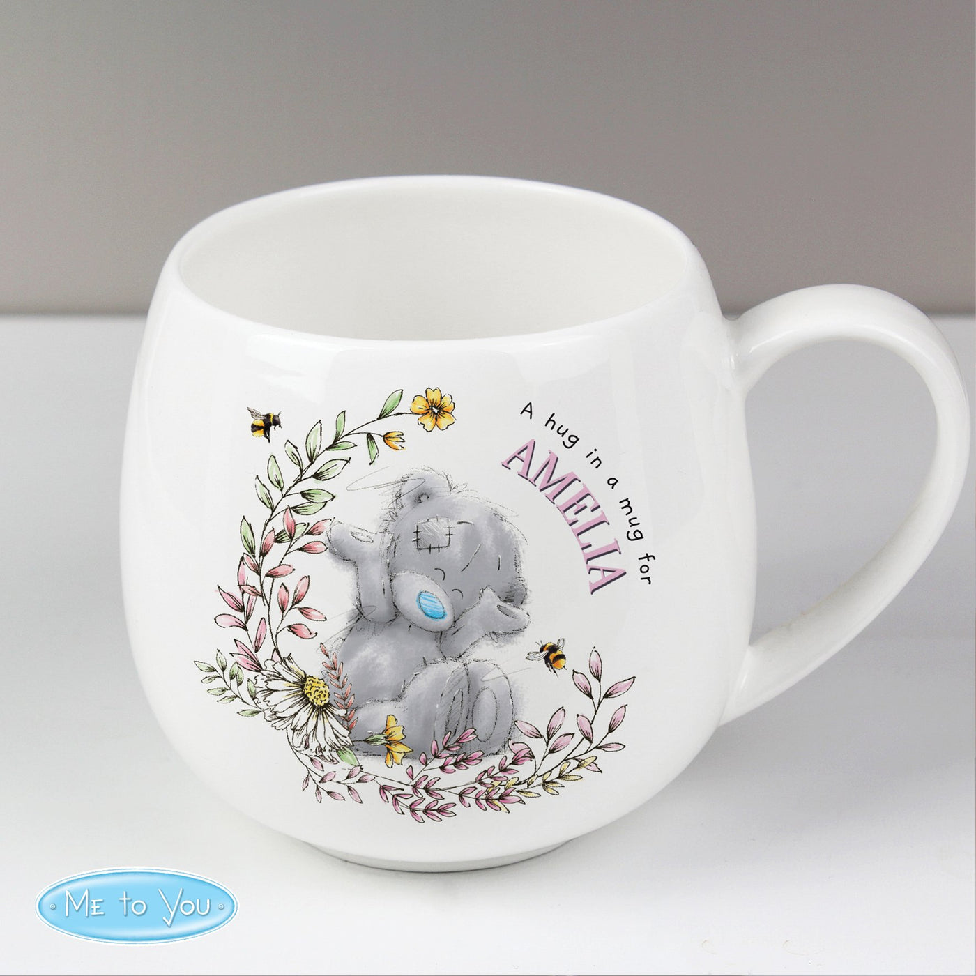 Personalised Me to You Bees Rounded Bone China Mug - Shop Personalised Gifts