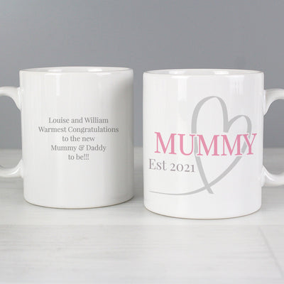 Personalised Mummy & Daddy Ceramic Mug Set - Shop Personalised Gifts