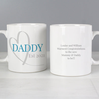Personalised Mummy & Daddy Ceramic Mug Set - Shop Personalised Gifts