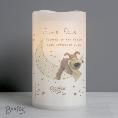Personalised Boofle Baby Nightlight LED Candle - Shop Personalised Gifts