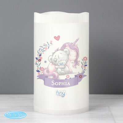 Personalised Tiny Tatty Teddy Unicorn Nightlight LED Candle - Shop Personalised Gifts