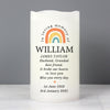 Personalised In Loving Memory Rainbow LED candle - Shop Personalised Gifts