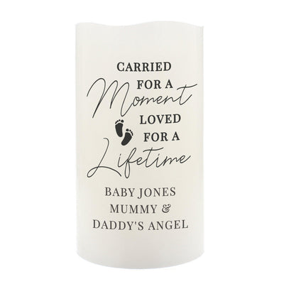 Personalised Carried For A Moment Led Candle - Shop Personalised Gifts