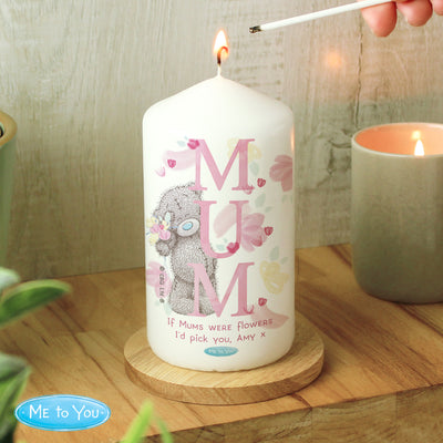 Personalised Me to You MUM Pillar Wax Candle