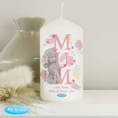 Personalised Me to You MUM Pillar Wax Candle