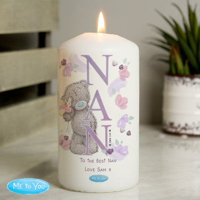 Personalised Me to You NAN Wax Pillar Candle