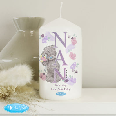 Personalised Me to You NAN Wax Pillar Candle