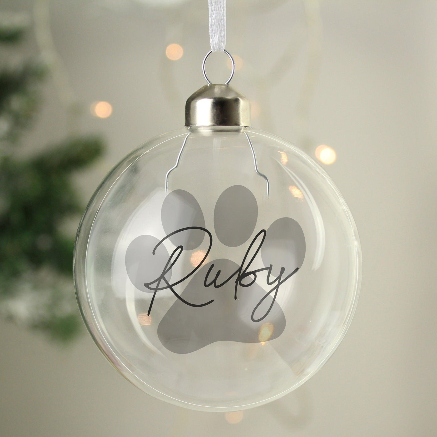 Personalised Pet Glass Bauble - Shop Personalised Gifts