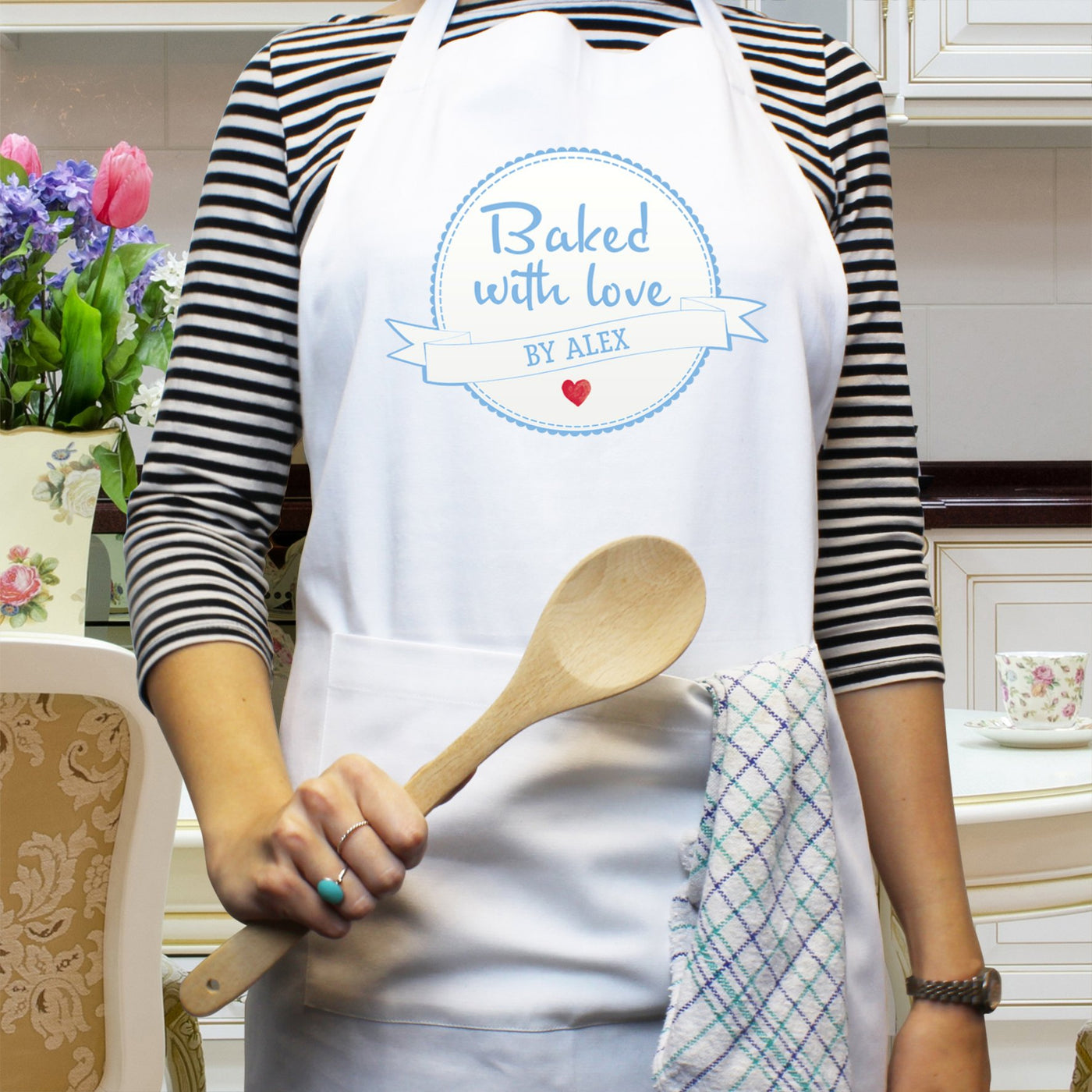 Personalised Baked With Love Apron - Shop Personalised Gifts