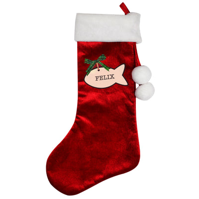 Personalised Cat Treats Luxury Stocking - Shop Personalised Gifts