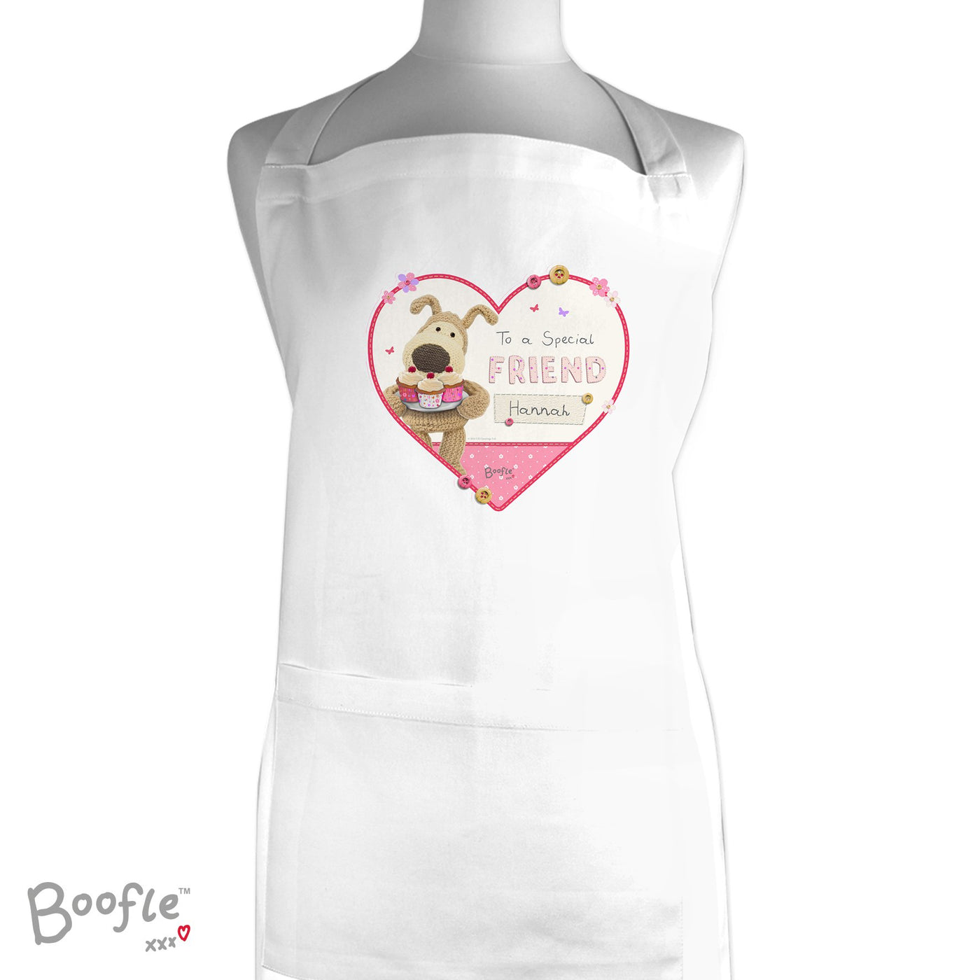 Personalised Boofle Flowers Apron - Shop Personalised Gifts