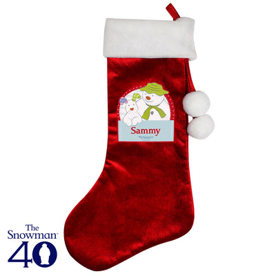 Personalised The Snowman and the Snowdog Luxury Stocking - Shop Personalised Gifts