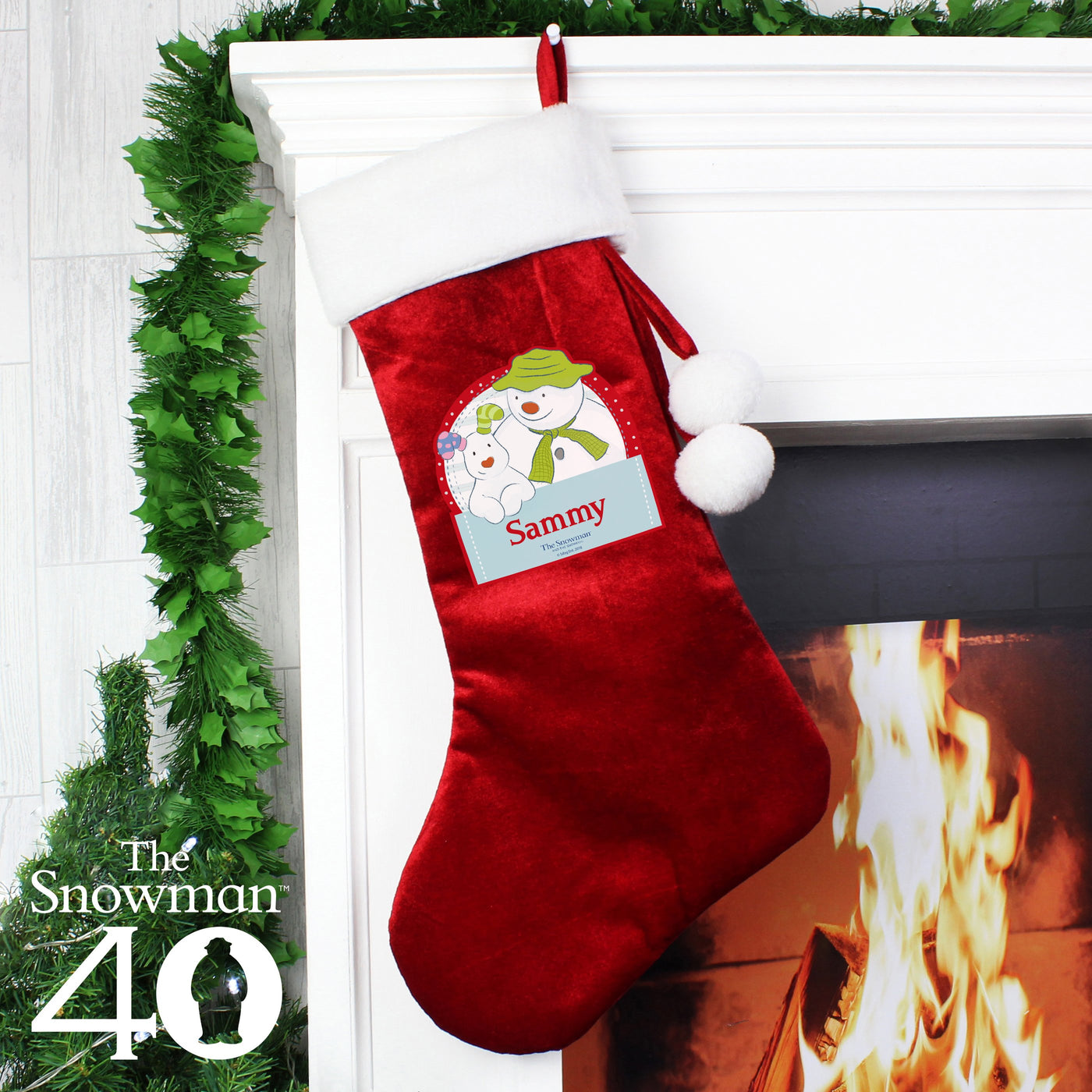 Personalised The Snowman and the Snowdog Luxury Stocking - Shop Personalised Gifts