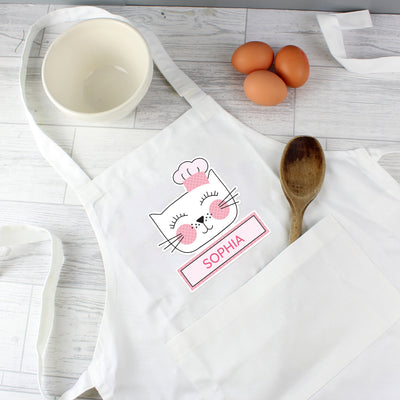 Personalised Cat Children's Apron - Shop Personalised Gifts